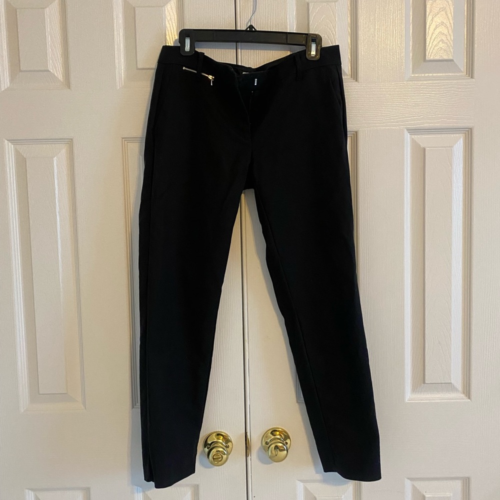 Mango Straight Black Pants
